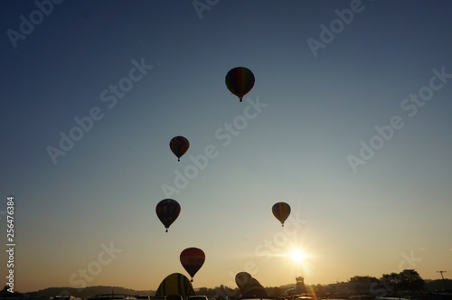 hot air balloons