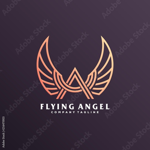 angel wing logo