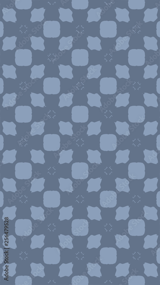 Fototapeta premium Ornate geometric pattern and two-tone abstract background