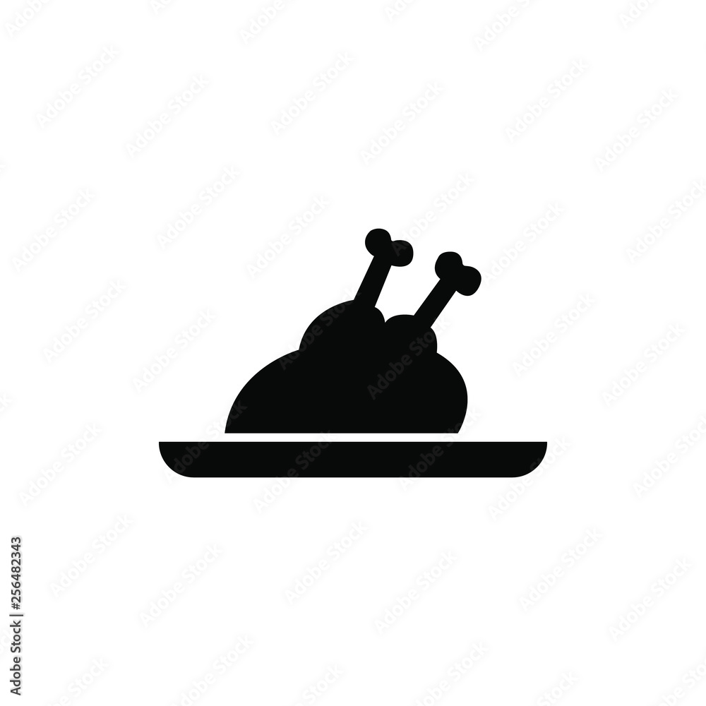 Chicken roasted icon Chicken roasted icon