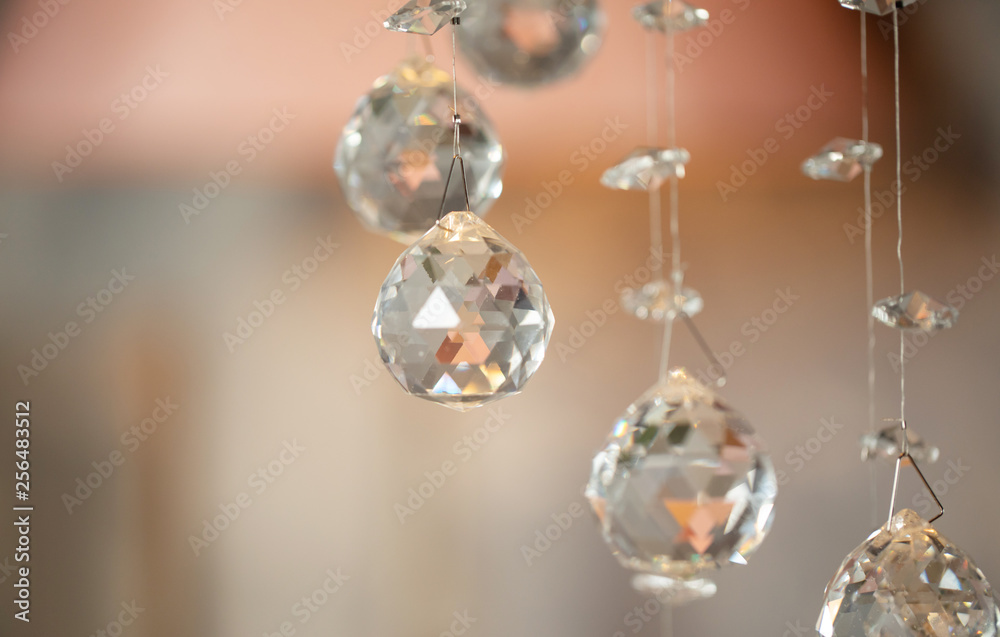 Glass Ball, Blurry Background Glass Ball, Blurry Background