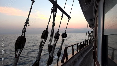 Sailing the Aegean sea in Greece