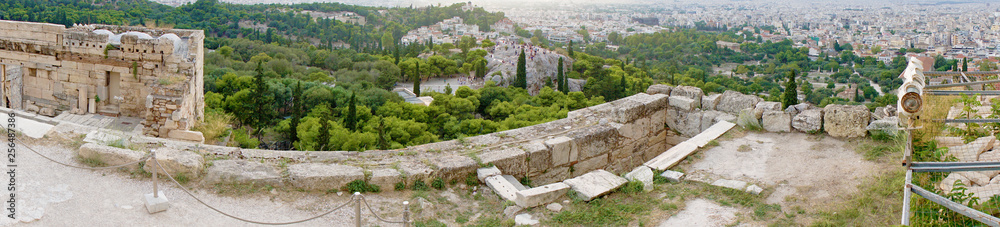 Panoramic view of Athens from Acropoli