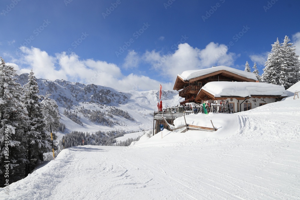 Obraz premium Mayrhofen apres ski