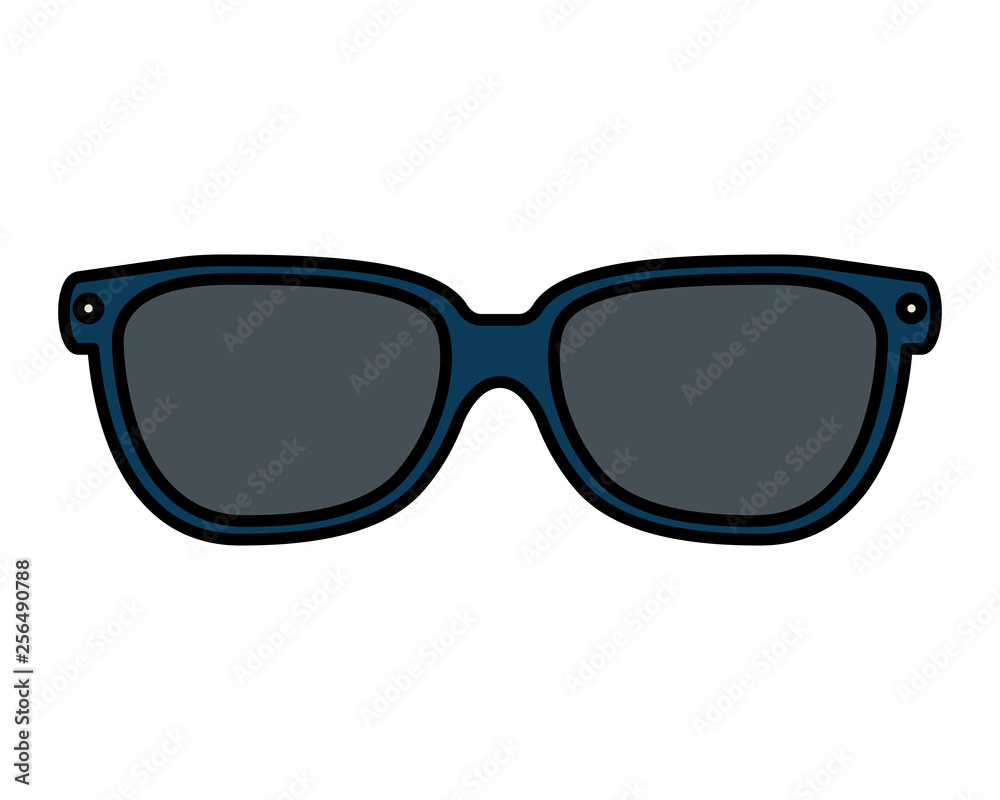 sunglasses accessory isolated icon