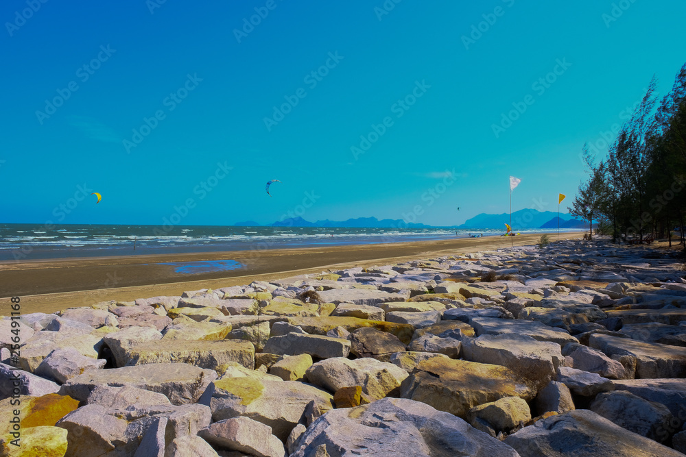 Sea Beach sky Parachute