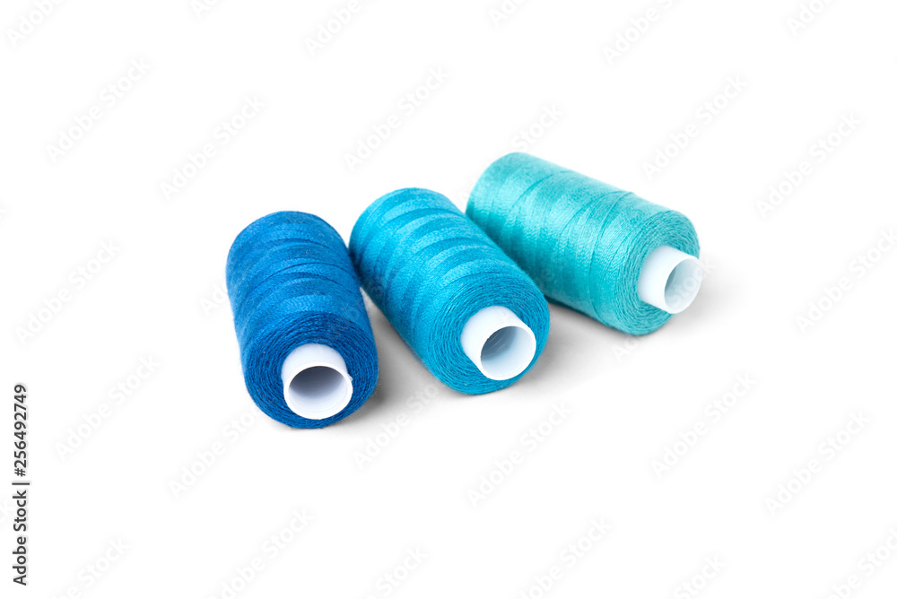 Coloured threads isolated on white background. Coloured threads isolated on white background.