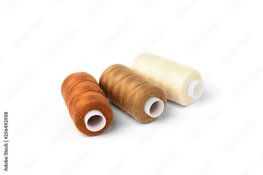 Coloured threads isolated on white background. Coloured threads isolated on white background.