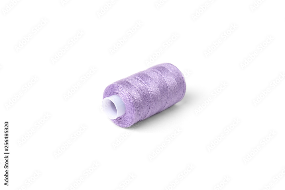 Purple threads isolated on white background. Purple threads isolated on white background.
