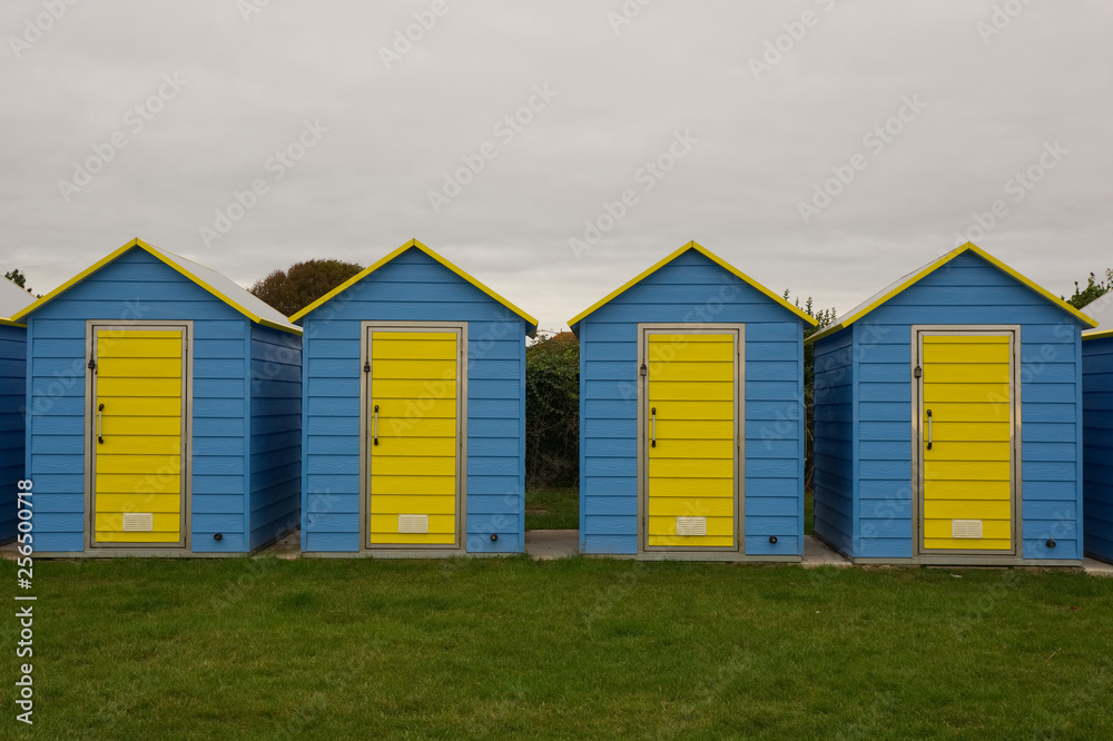 Beach huts at Bognor Regis, Sussex, England Beach huts at Bognor Regis, Sussex, England