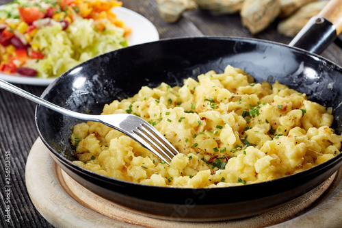 Käsespätzle closeup photo