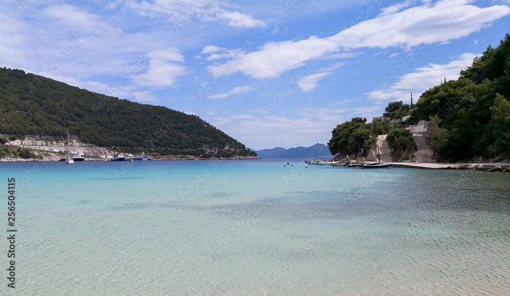 A peaceful beach in croatia