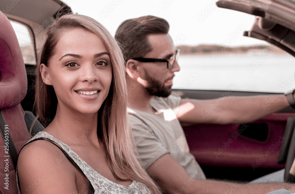 close up.newlyweds on their way to honeymoon close up.newlyweds on their way to honeymoon