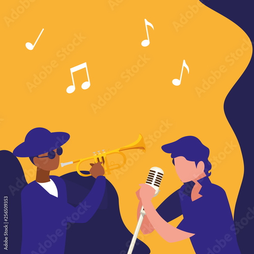 singer and musician couple characters