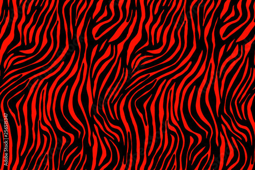 Vector animal print. Zebra ornament. 