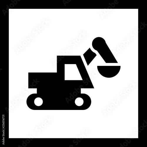 Illustration  Excavator Icon