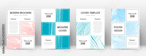 Cover page design template. Business brochure layo