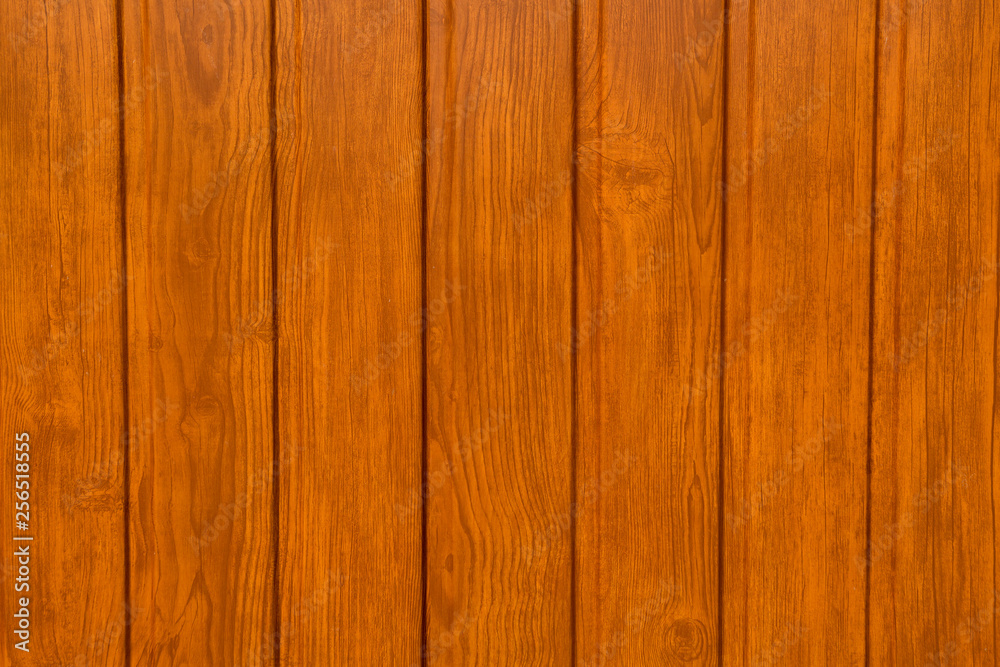 Naklejka premium Brown wooden backround. Planks
