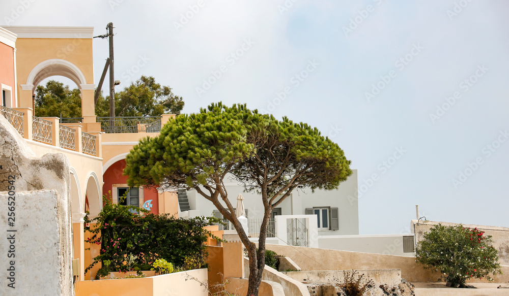 Naklejka premium Santorini landscape