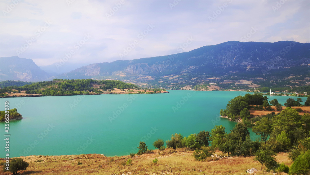 Turkey is a mountain lake