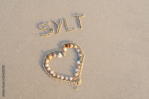 Close up  love letter 