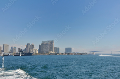 View over San Diego from the Ocean