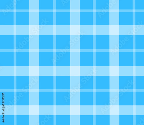 Blue picnic tablecloth vector flat isolated