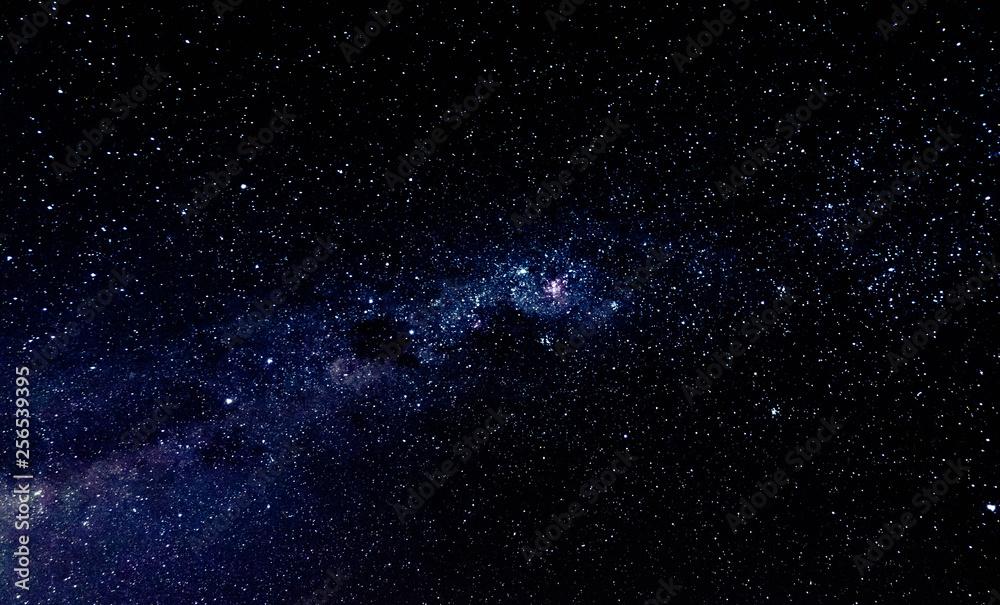 Obraz premium Sky photo of milky way and galaxy. 