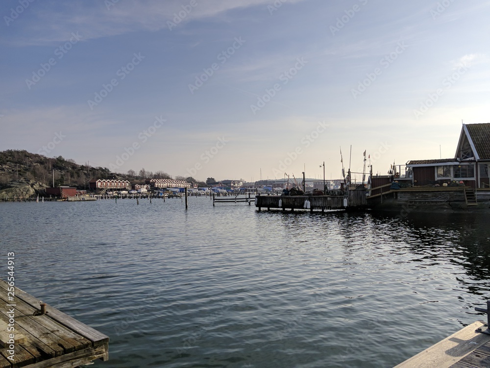 Fototapeta premium boats in the harbor