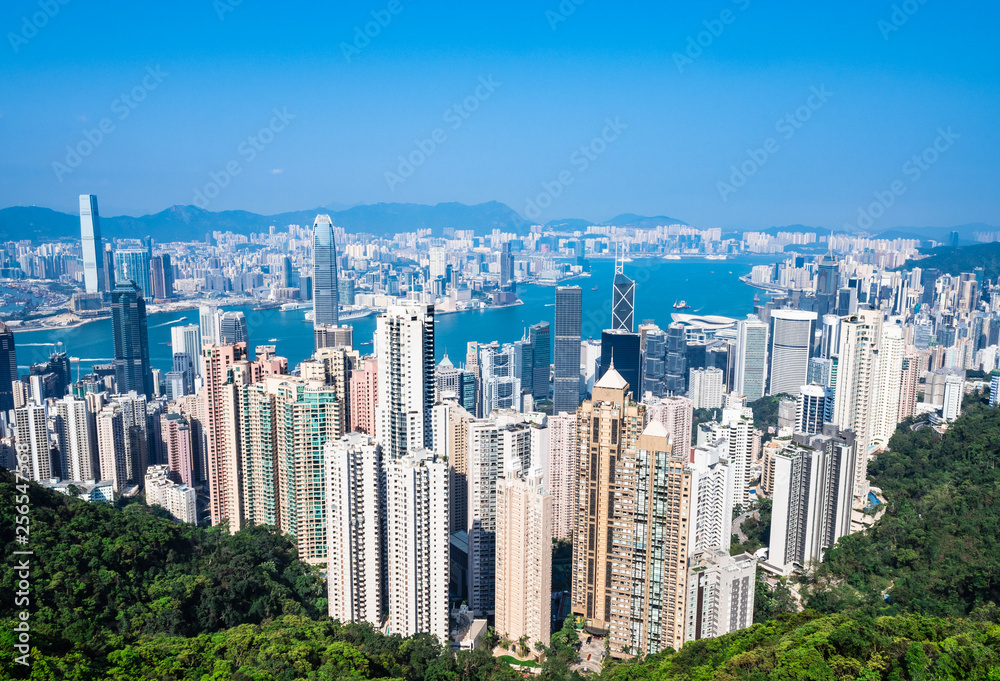 Obraz premium 香港 ビクトリア・ハーバー