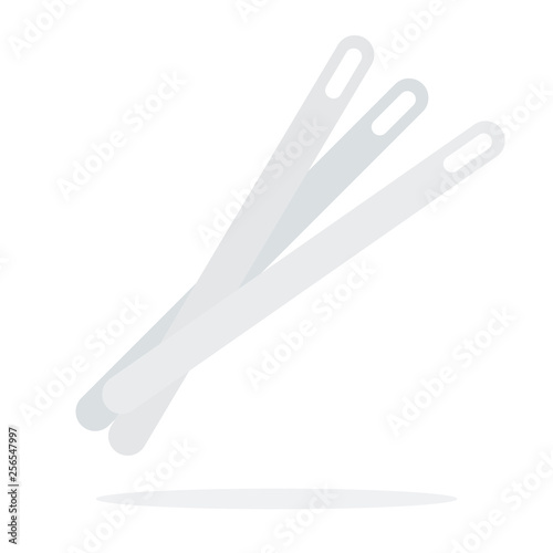 Plastic stirrer for coffee and tea