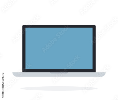 Open notebook vector flat isolated