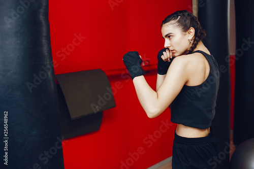 girl in a gym © hetmanstock2