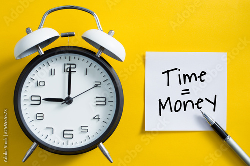 Canvas-taulu Time is money concept