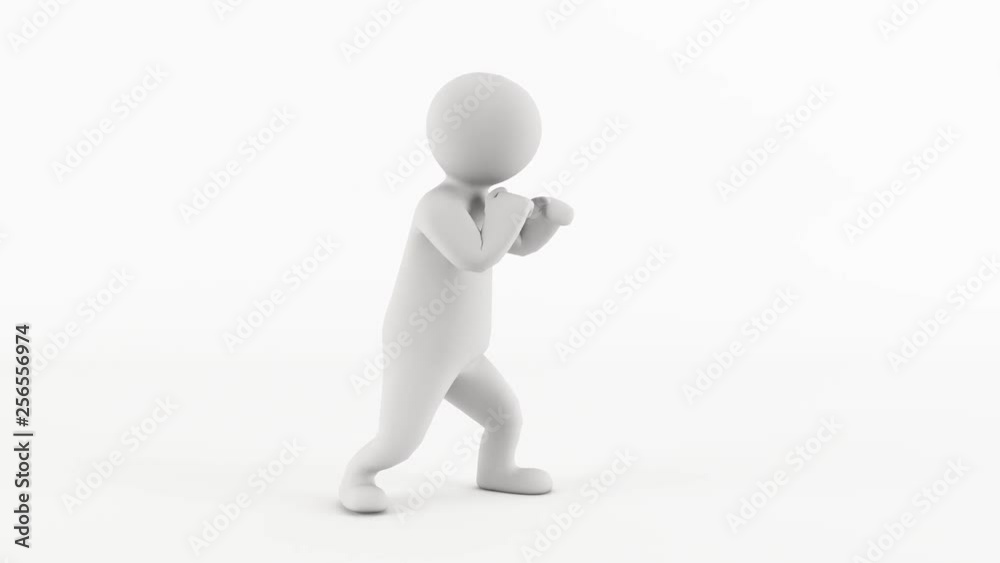 3D character animation - John Dough character, mma spinning roundhouse kick animation 3D character animation - John Dough character, mma spinning roundhouse kick animation