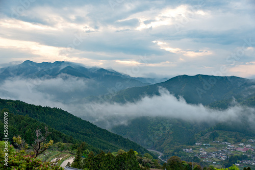 Sea of clouds at Kumano, Japan