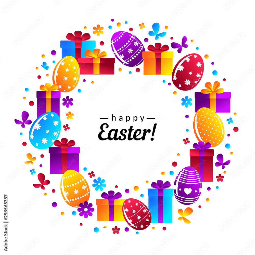 Easter. Composition for your design Easter. Composition for your design