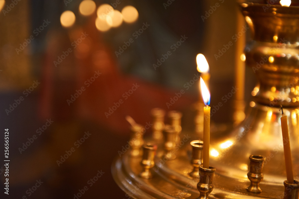 Candles in the Orthodox Church. Candles in the Orthodox Church.