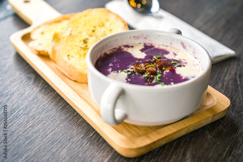 Purple Potato Soup or Yam Soup Purple Potato Soup or Yam Soup