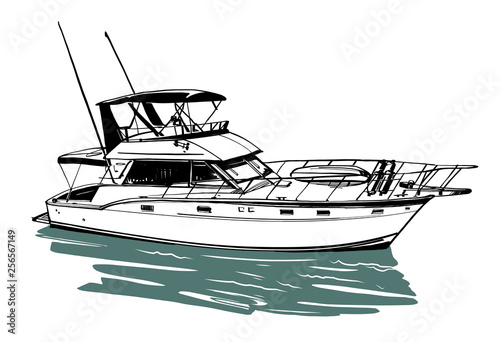 boat on the sea
