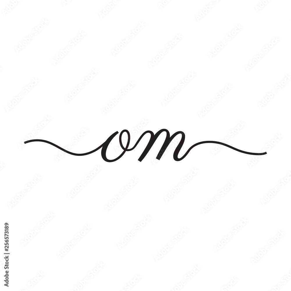 initials handwriting letters vector logo initials handwriting letters vector logo