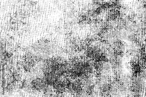 Monochrome texture of the brush strokes with a dry brush in grunge style. Black and white vintage texture of the old surface. Chaotic dirty pattern of chips, scuffs, cracks, faded