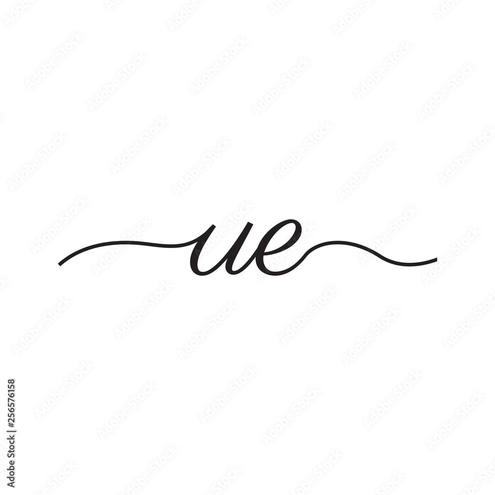 initials handwriting letters vector logo initials handwriting letters vector logo