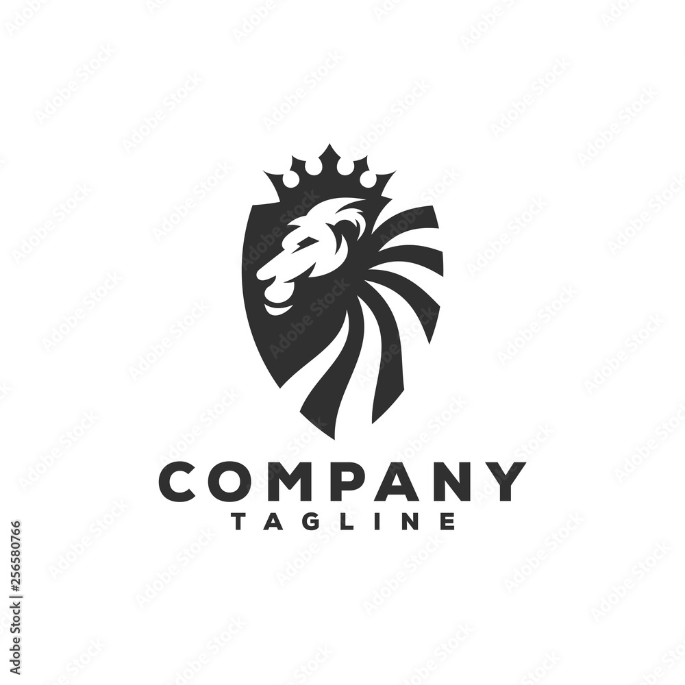 Fototapeta premium lion logo design