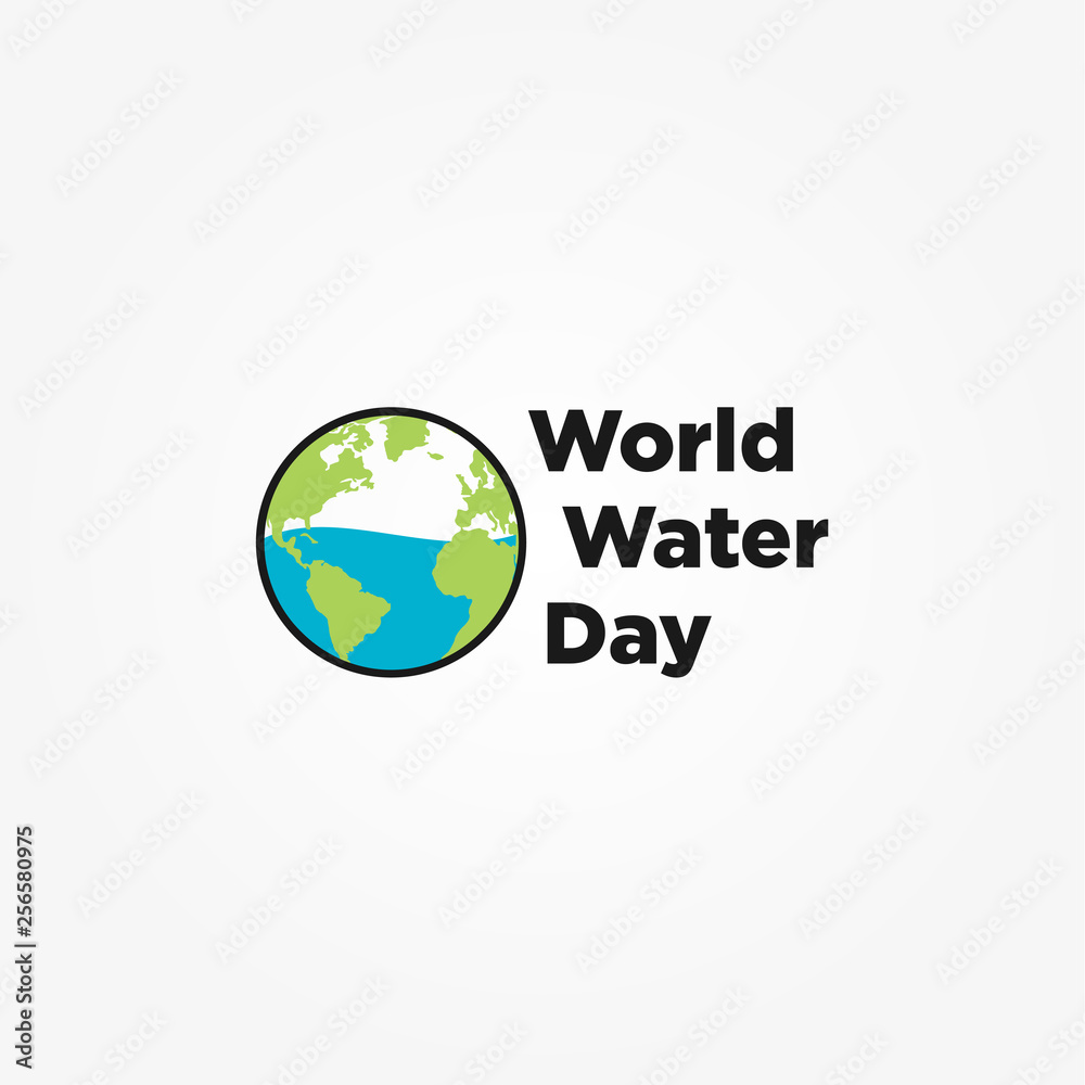 World Water Day Vector Design