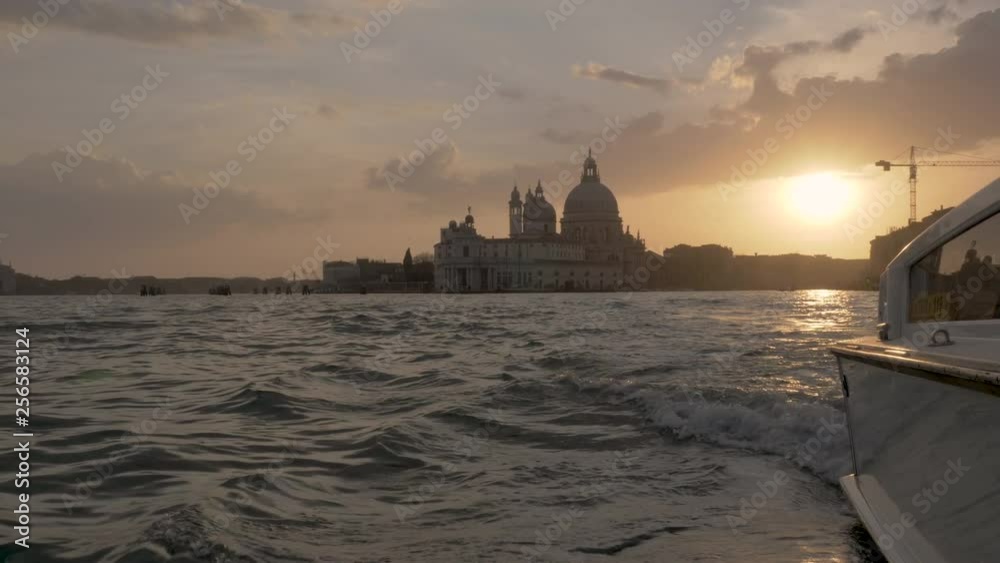Beautiful Sunset boat ride on grand canal Beautiful Sunset boat ride on grand canal