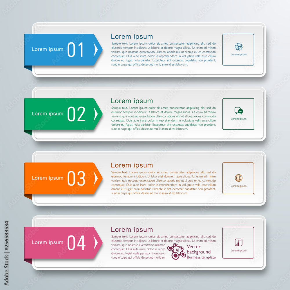 Infographics Web Banner and Label Design, Vector Graphics Infographics Web Banner and Label Design, Vector Graphics