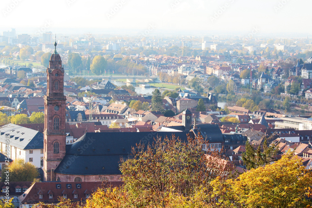 Panorama of Heidelberg, Germany