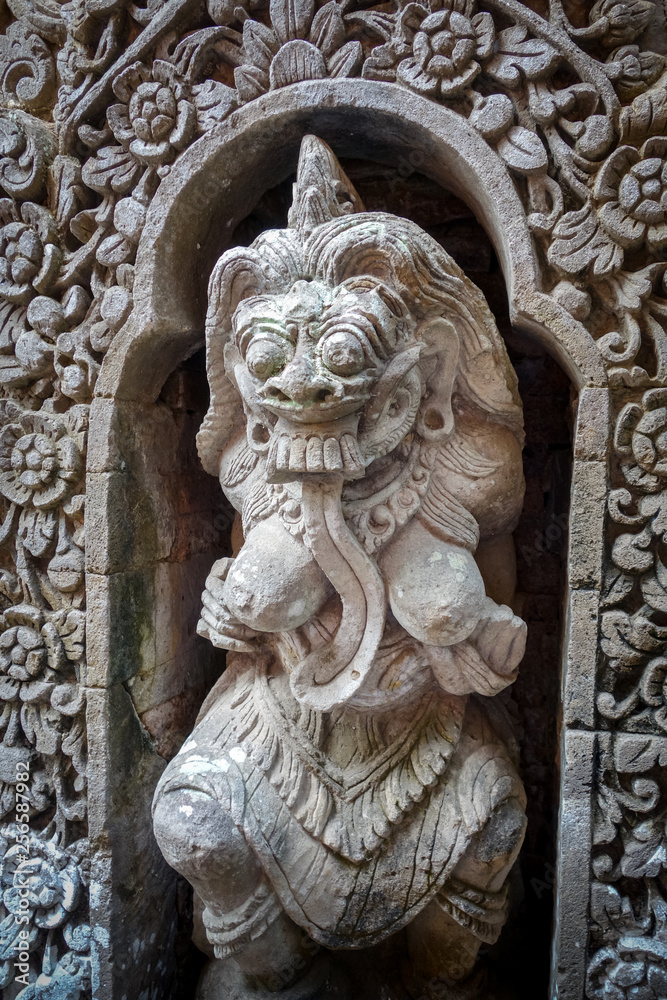 Statue in Puri Saren Palace, Ubud, Bali, Indonesia