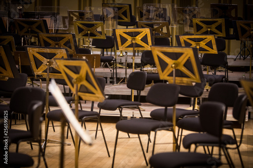 Fotografie, Obraz Orchestra empty seats on a stage